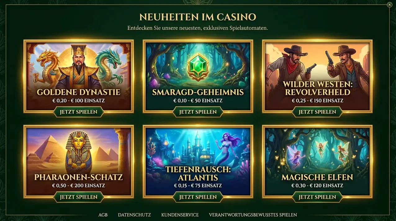 Neu & Crash Games im Blue Leo