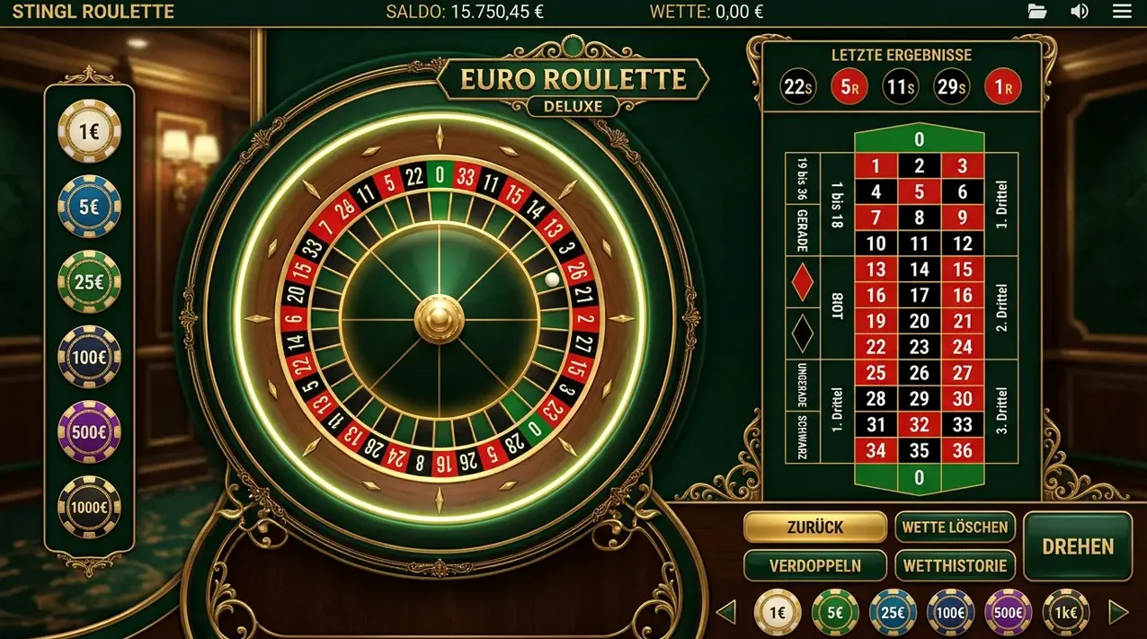 Tischspiele im Blue Leo